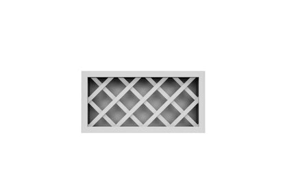 Luna (Light) Gray Shaker Wine Rack