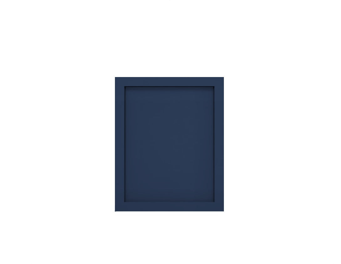 Navy Blue Shaker Matching Base End Panel