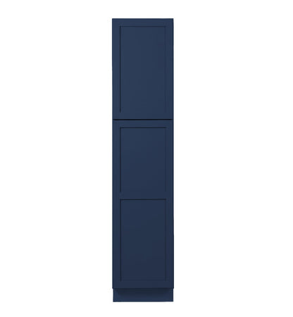 Navy Blue Shaker Tall Pantry Cabinets