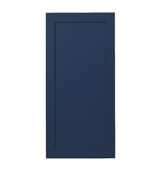 Navy Blue Shaker Wall Cabinets 36" Tall - Single Door