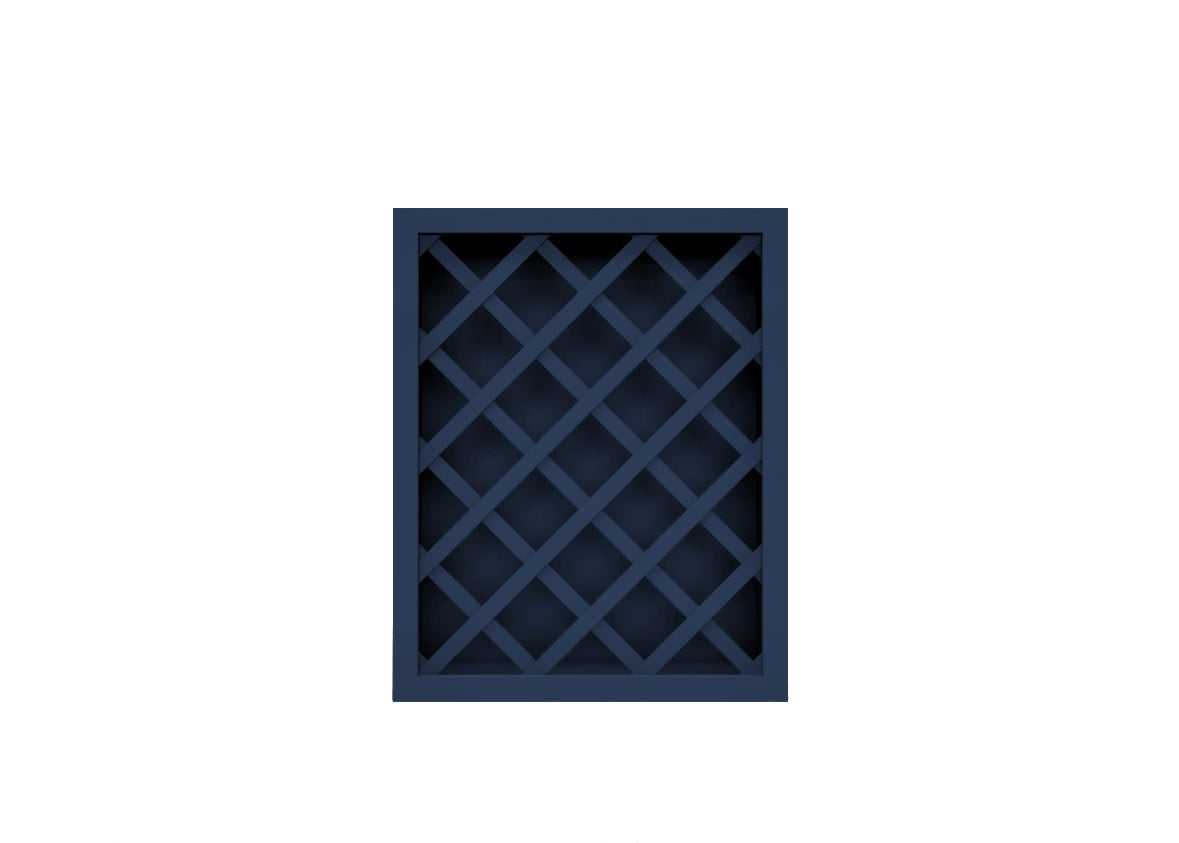 Navy Blue Shaker Wine Rack