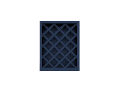 Navy Blue Shaker Wine Rack