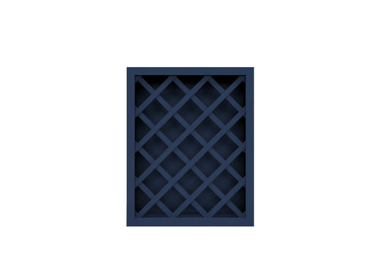 Navy Blue Shaker Wine Rack