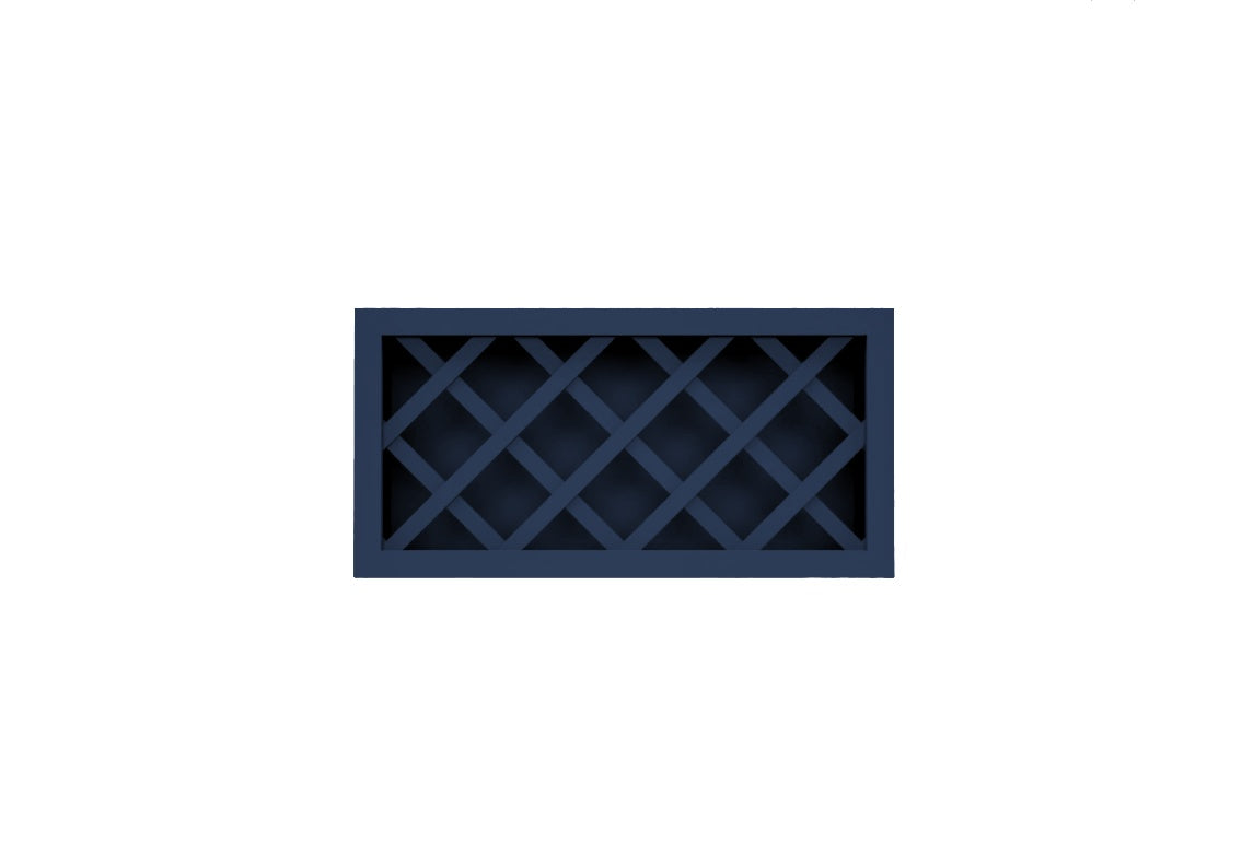 Navy Blue Shaker Wine Rack