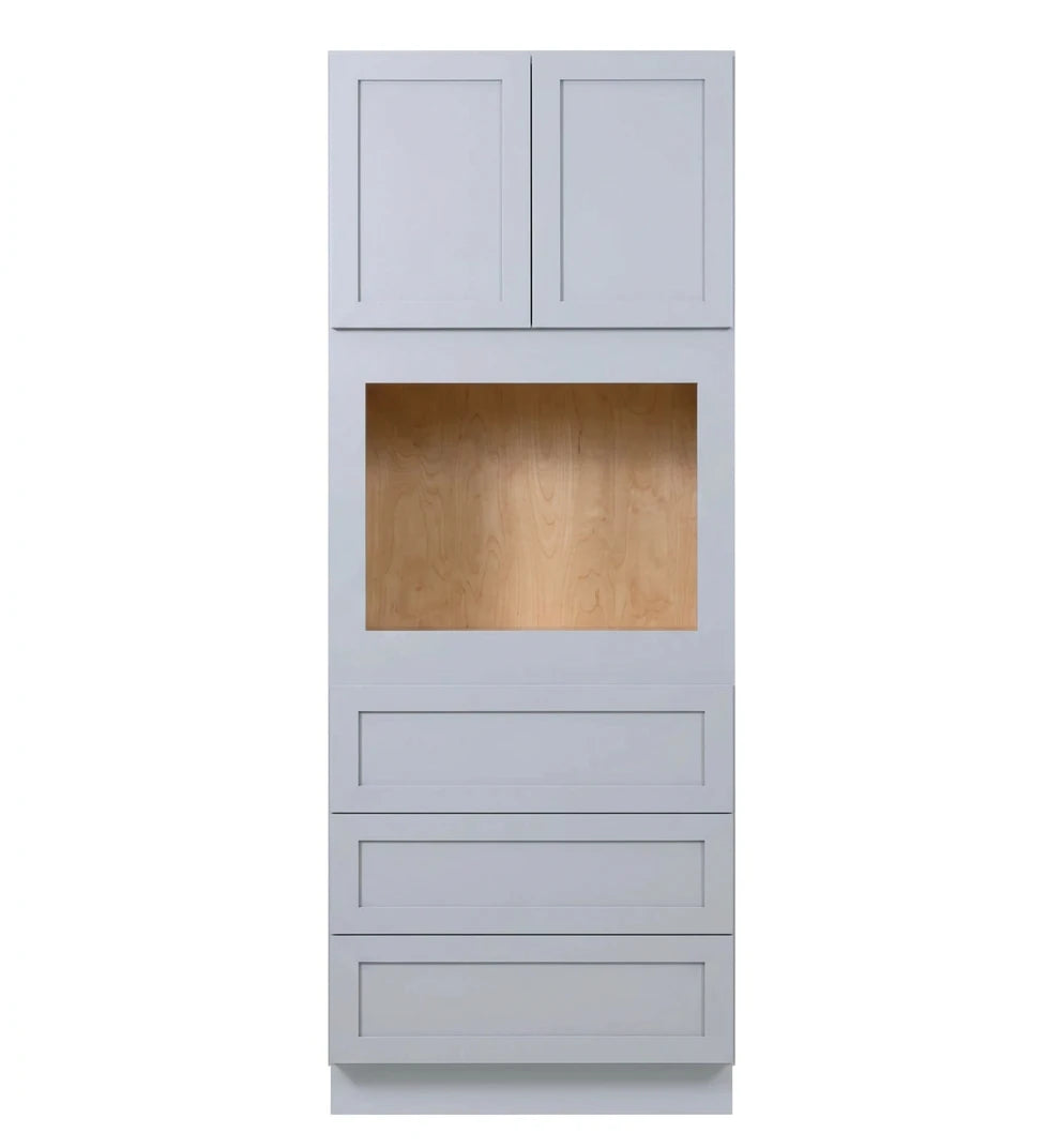 Gray Shaker Tall Oven Cabinet