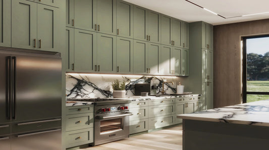 Sage Green Tall Skin Veneer Panel