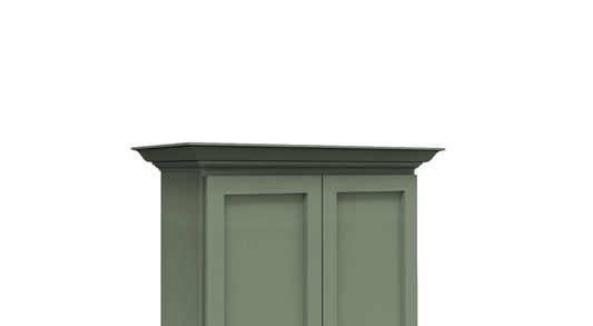 Sage Green Shaker Decorative Crown Molding