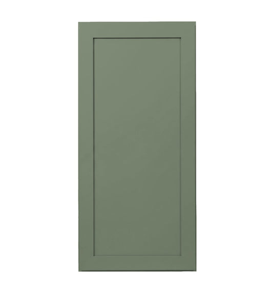 Sage Green Shaker Wall Cabinets 36" Tall - Single Door