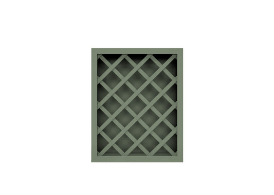 Sage Green Shaker Wine Rack