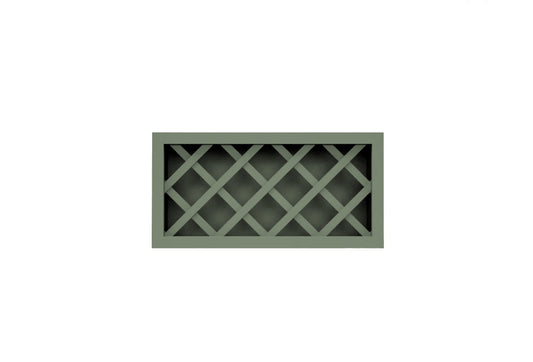 Sage Green Shaker Wine Rack