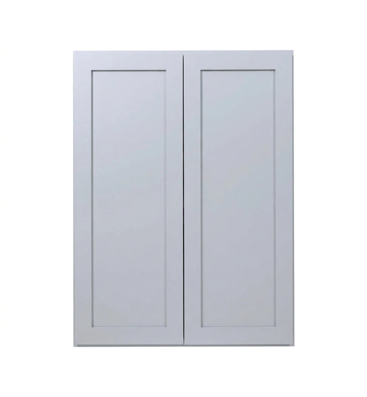 Gray Shaker Wall Cabinets 36" Tall - Double Door