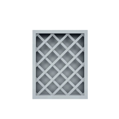 Clearance Gray Shaker Wine Rack