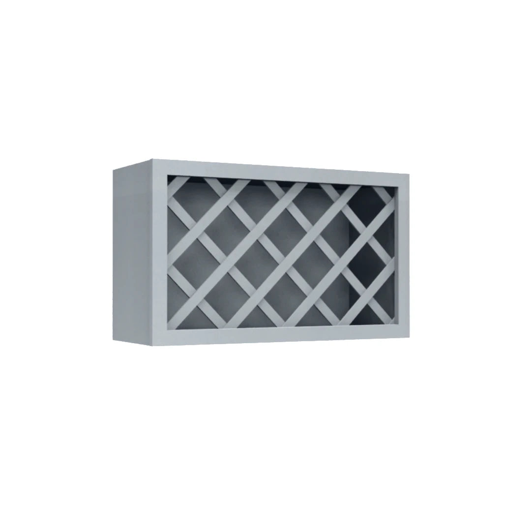 Clearance Gray Shaker Wine Rack