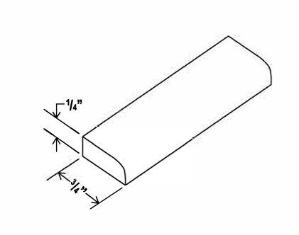Scribe molding