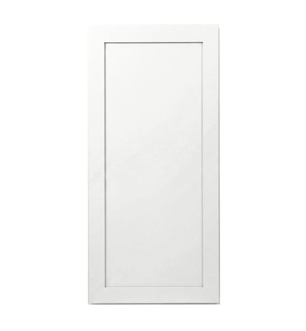 White Shaker Wall Cabinets 36" Tall - Single Door