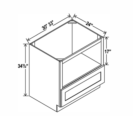 microwave base cabinet